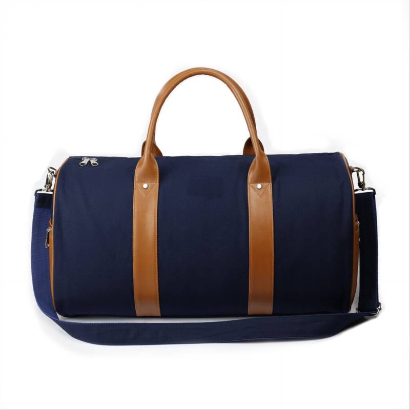 The "Fernweh" Canvas & Vegan Leather Duffel Bag