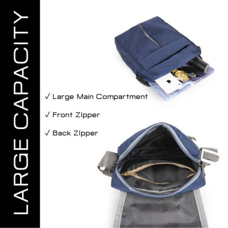 Fernweh Cloth Sling Bag Blue