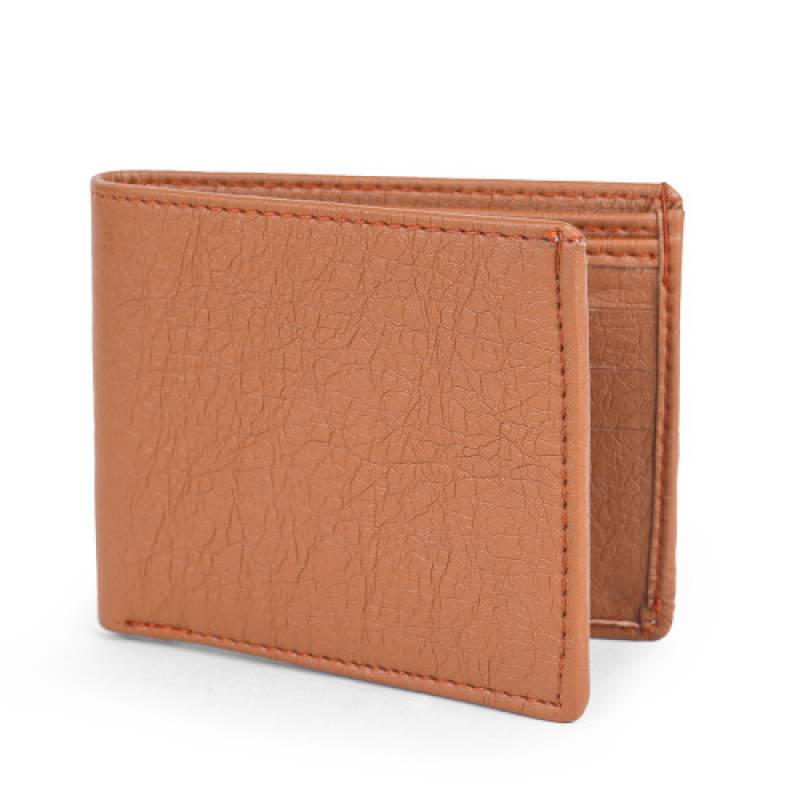 Mens' bifold wallet with 6 card slots & a coin pocket