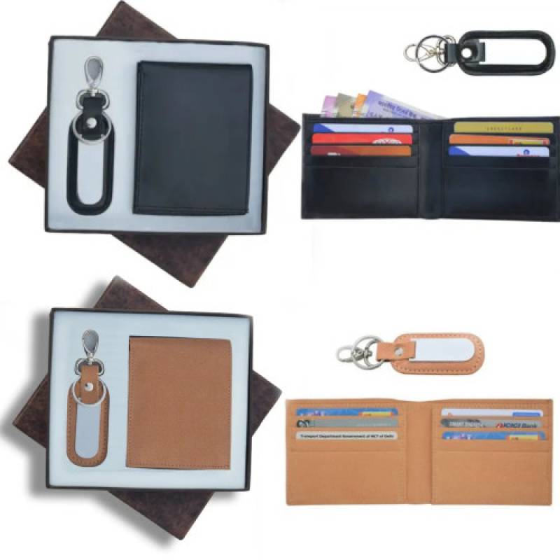 Fernweh Wallet for Men with Keyring – Raxin Finish Premium Gift Set