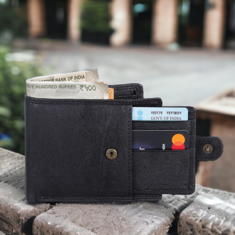 Black Leather Wallet