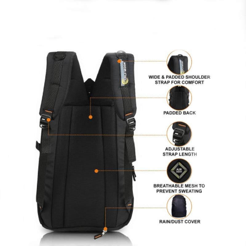 FERNWEH Large 37L Laptop Bag Backpack for Men, Women, Boys and Girls Luggage Travel Bags with 17.3" Laptop Compartment & Rain Cover