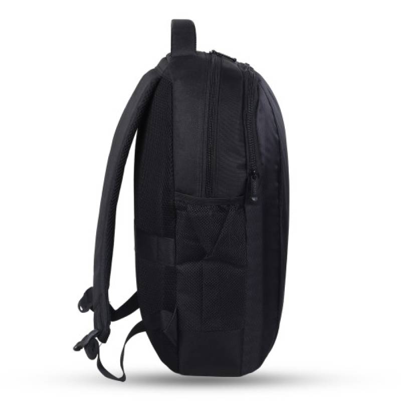 FERNWEH Black Backpack, 3 Compartments, 13-17 inch Laptop Compartment, 18 x 12 inch