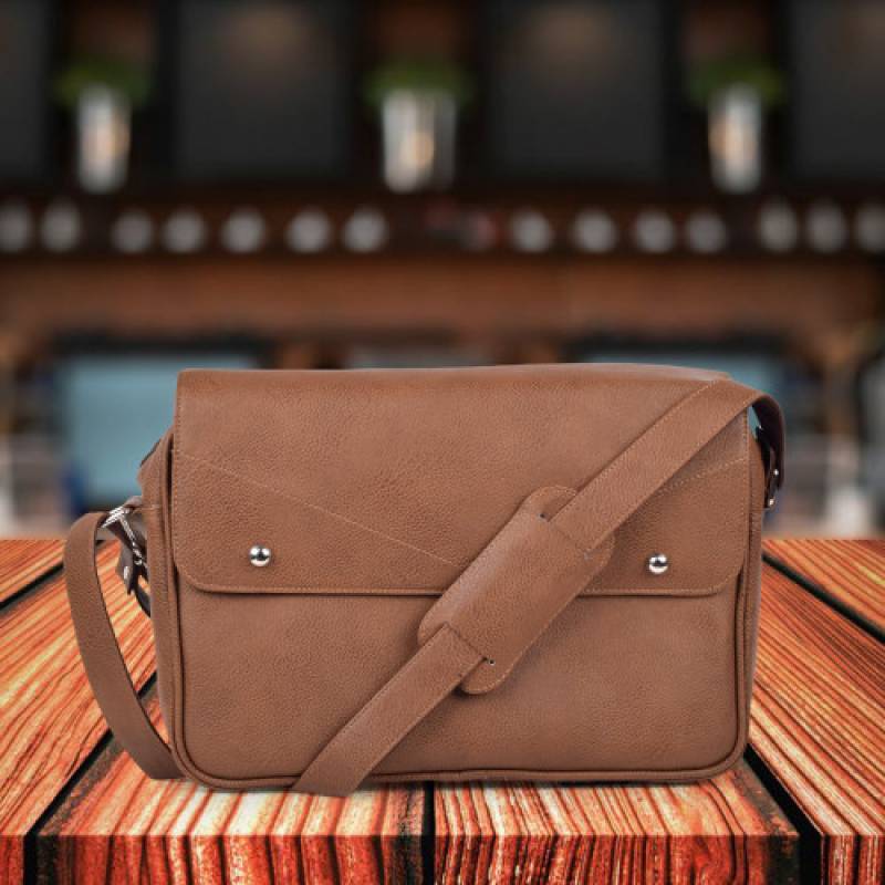 Fernweh "15.5-Inch Raxin Laptop Messenger Bag with 3 Compartments