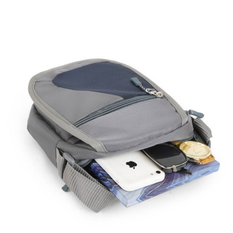 Fernweh Sling Bag gray and black small size