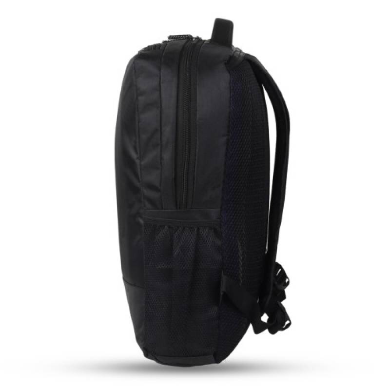 FERNWEH 18 Inch Backpack with 16 Inch Laptop Compartment, 3 Compartments, Trolley Strap, Black and Blue